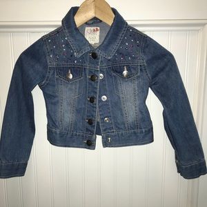 Girls Embellished Jean Jacket 4/5